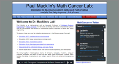 Desktop Screenshot of mathcancer.org