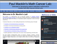 Tablet Screenshot of mathcancer.org